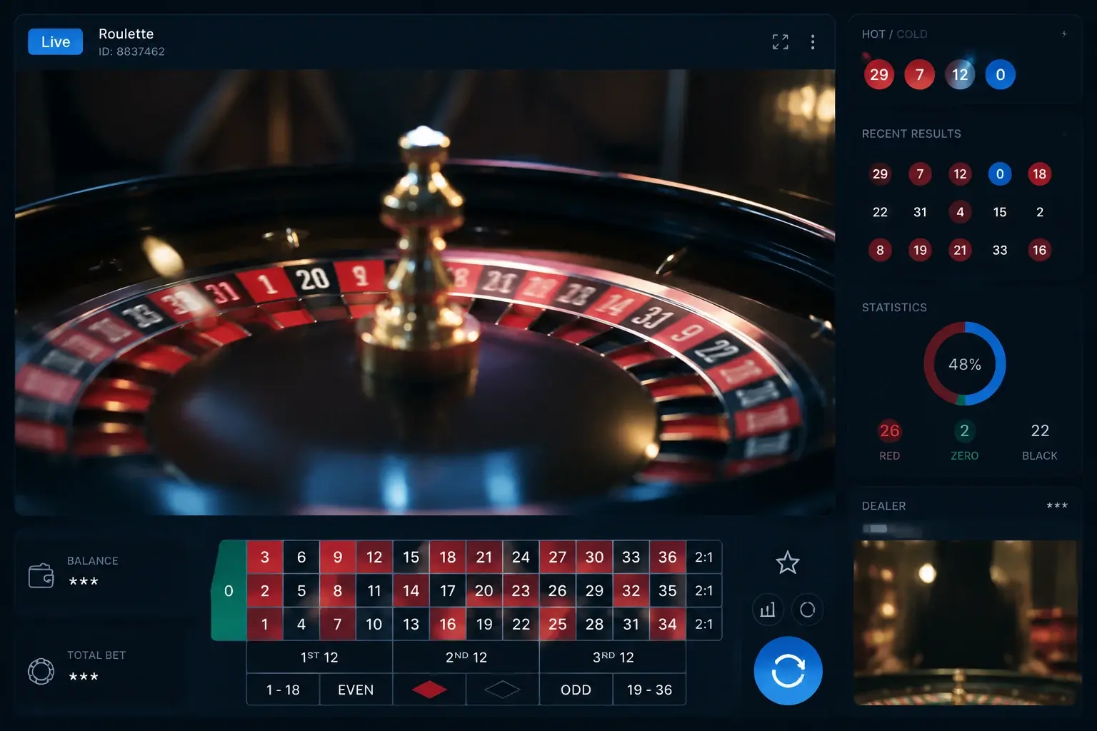 Baccarat Live Casino